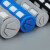 消声器气动电磁阀塑料消声器黑色蓝色PSL-01/02/03/04/06分1寸接头消音DMB 蓝色塑料1/4  2分 大号