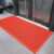室外防滑地垫门口脚垫商场酒店大门口塑料拼接地毯三合一除尘地垫 无刷-全红色 45*60cm尺寸较小