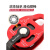 欣达吊装重物提升器升降器提拉上升省力器滑轮组电动滑轮起重 红黑色滑轮+钢扣+10.5mm绳20米