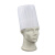 一次性厨师帽子男厨房餐饮工作帽女款加厚无纺布透气高帽纸帽船帽 特厚圆顶高帽一包20个
