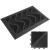 金诗洛 KSL1015 三合一地垫 隔水拼接脚垫镂空防滑门垫酒店防尘地毯 灰色单刷 方块45*60cm