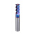 科威顿 65度钨钢合金铣刀4刃纳米蓝色涂层不锈钢专用加长铣刀 Ф1*3*D4*50*4T 