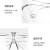 新特丽防护面罩高清透明防雾防飞溅多彩色全脸面屏白色 白色 现货