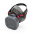 霍尼韦尔（Honeywell）5200L 橡胶半面罩 防尘面具（不包含其他配件） 灰色 40个 