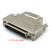 SCSI连接器 scsi焊线母头铁壳 HPCN14P/20P/26P/36P/50P/68P/100 50P螺丝式
