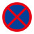 定做道路交通标志指示牌 限高牌减速慢行圆形三角形方形反光铝板牌禁止通行禁止左转禁止鸣笛限速5公里 JZTX-17 禁止通行 40*40cm