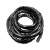 广邦电缆附件 包线缠绕管 电线理线管收纳绕线带埋线器收纳电线缠绕管 12mm 黑色 5米/卷