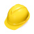 梅思安/MSA V-Gard500 PE透气孔V型安全帽 超爱戴帽衬带下颚带 黄色 1顶 可定制 IP