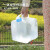折叠水桶便携式户外柔性软包桶液体储水包塑料大水袋20升10L公斤 5L带提手配龙头盖2个
