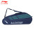 李宁（LI-NING） 羽毛球包 单/双肩专业球拍包 个性化拍包羽毛球包 ABJS025-2 蓝绿 3支装