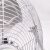 菲尼泰科 台式趴地扇 大风量工厂坐地扇 大功率强力通风工业商用风扇 FE-40亮银(16寸)