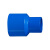 联塑（LESSO）异径套(PVC-U给水配件)蓝色 dn63X40