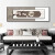 墨派 新中式客厅装饰画沙发背景墙壁画现代简约大气横幅山水叠加画 花开富贵 大幅240*80+小幅180*60晶瓷