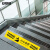 安赛瑞 防滑防水耐磨斜纹地贴 警示提示贴 台阶贴 100x10cm 小心台阶 5条装  1H02231
