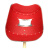 添盾 TD-WPH81 手持式铝包边焊接防护面罩（木把手，红钢纸） 红色 