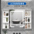 北欧式太空铝智能浴室镜柜单独化妆镜子收纳卫生间挂墙式储物镜箱 白40cm-普通