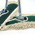 冰禹 BY-6371 绿色平板拖把 大号排拖 棉纱拖把 40cm单个替换布（不含铁架）