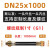 诺安跃   BNG防爆挠性连接线管DN15电缆穿线防暴扰性金属软管4分   1件起批 DN25x1000 螺纹1寸 长度1000mm 3天