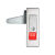 恒珠柜锁MS603平面锁电柜门锁配电箱锁配电柜门锁配电柜按钮锁 MS603-3-1R 红色按钮 带钥匙