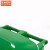 京洲实邦  塑料垃圾桶干湿垃圾桶户外挂车垃圾桶加厚垃圾箱环卫分类垃圾桶B 120L黄色
