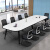莎庭（SARTILL）会议桌长桌简约现代办公桌椅组合小型会议室书桌长条大桌子工作台 1.6米+4把椅子颜色备注