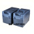 电动车电瓶盒子分体电池盒24V48V72V32AH手提铅酸塑料外壳箱三轮 48V32A盒+充电口+电池线