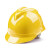 德威狮安全帽工地国标加厚透气abs头盔劳保印字建筑工程施工领导可定制 黄色国标加厚款ABS材质特硬VI型