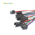 PAKAN 对插线 2/3/4P连接线对接线电子线 2.54MM公母对插一套公母线 3P 公+母线总长20cm (1对)