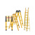 绝缘梯人字梯子玻璃钢电工梯专用伸缩梯折叠梯防滑绝缘凳嘉能厂家 伸缩梯 4米