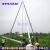 铝合金三角架立杆机人字抱杆电力扒杆三角扒杆水泥杆起杆器8-15米 立12米人字抱杆120*4