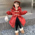迪士尼（Disney）冬季新款羽绒棉服8岁儿童9冬装中长款10加厚棉衣11女孩洋气外套12 红色羽绒服 120cm 适合110-120cm年龄6-7岁