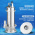 不锈钢潜水泵220V小型QDX清水泵1寸高扬程带浮球304抽水泵 QDX8-10-0.55S