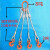钢丝绳吊索具/压制钢丝绳组合吊具/起重吊钩索具/二肢三肢四肢 8吨4腿4米美式货钩