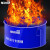 斯铂格 消防演习桶 演练点火着火灭火训练专用燃烧大开口铁桶火盆油桶燃烧桶铁桶 蓝色-无盖 BGT-50