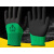 手套手套乳胶橡胶手套劳保防滑耐磨工作干活胶皮劳动工地手套 12双灰色橡胶(耐磨) 均码