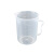 米奇特工 加厚塑料量杯透明带刻度量筒厨房烘焙工具大容量 100ml（2个）