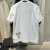 阿迪达斯 （adidas）三叶草短袖T恤男士夏季新款运动服宽松透气休闲圆领衫H47114 H47114白色  M