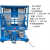 苏州久固牌铝合金升降机登高作业平台高空升降车液压平台电动梯子 10米单柱普通型