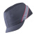 代尔塔（DELTAPLUS）防撞帽 PE减震帽壳透气防砸工作安全帽帽檐3厘米 102130-NO 黑色 1顶