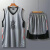 COLBETMIL新款篮球服套装男女一战成名大学生训练比赛队服背心团购球衣定制 灰色飞人款 2XL