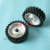 铝芯橡胶轮砂带机主动轮不锈钢抛光轮抛光机太阳轮铝心橡胶轮定做 平面橡胶 250*50*32mm