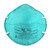 3M N95口罩 1860 防尘防雾霾防飞沫KN95防护口罩 1860绿色口罩（20只） 头带式 现货