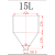 京京 304卫生级不锈钢漏斗非标膏体液体筒灌装机食品机械料斗进料落料 15升 304材质 卡盘50.5mm 厚1.2
