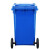 兰诗LAUTEE YY-100A 新国标款大号分类环卫垃圾桶 户外带盖垃圾桶 100L蓝色可回收物