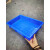塑料长方形托盘2号黑色蓝方盘周转箱物料零件盒440*290*80 绿色440*290*80