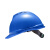 梅思安/MSA ABS豪华型一指键帽衬+超爱戴帽衬组合V型有孔安全帽施工建筑工地防撞头盔 蓝色 1顶