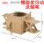 隆仁福纸房子 手工 儿童纸板瓦楞纸箱DIY坦克玩具 大型模型手工制作可涂 螺旋桨飞机DIY款(3.1kg)单个包装