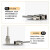 贝傅特 点胶机针头 1/4英寸工业用单管金属全自动平口不锈钢精密出胶针 26G-6.5mm(10个装） 