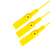 飞尔（FLYER）一次性标牌扎带 塑料封条 防盗调包扣铅封 物流车封签 黄色 280×15mm 200条起批