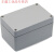 铸铝防水盒铝合金接线盒中继盒金属密封盒铝盒子长方形电器防爆盒 桔色